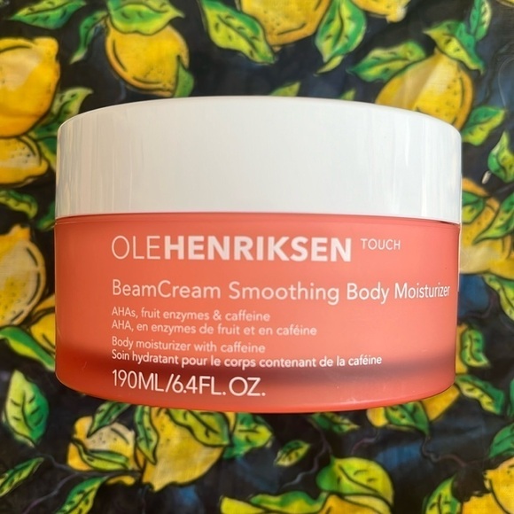 Brand New Ole Henriksen BEAMCREAM SMOOTHING BODY MOISTURIZER w/ Caffeine AHAs - Picture 2 of 10